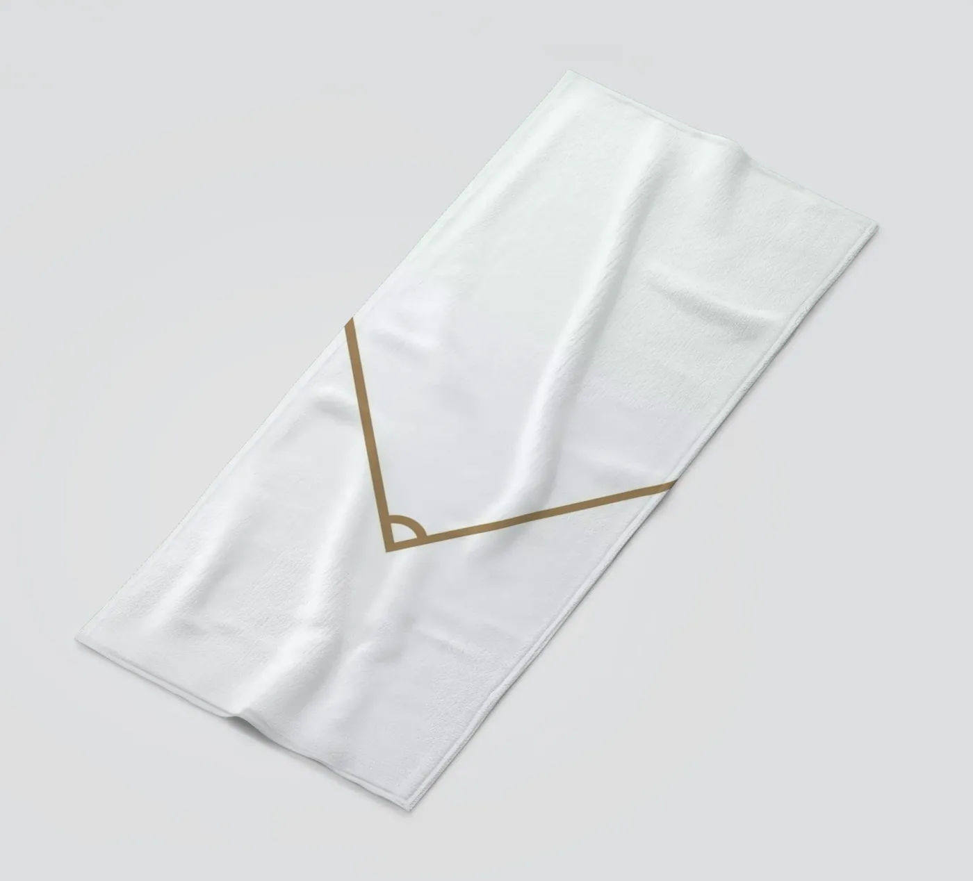 Corner beach towel by Dean Smith