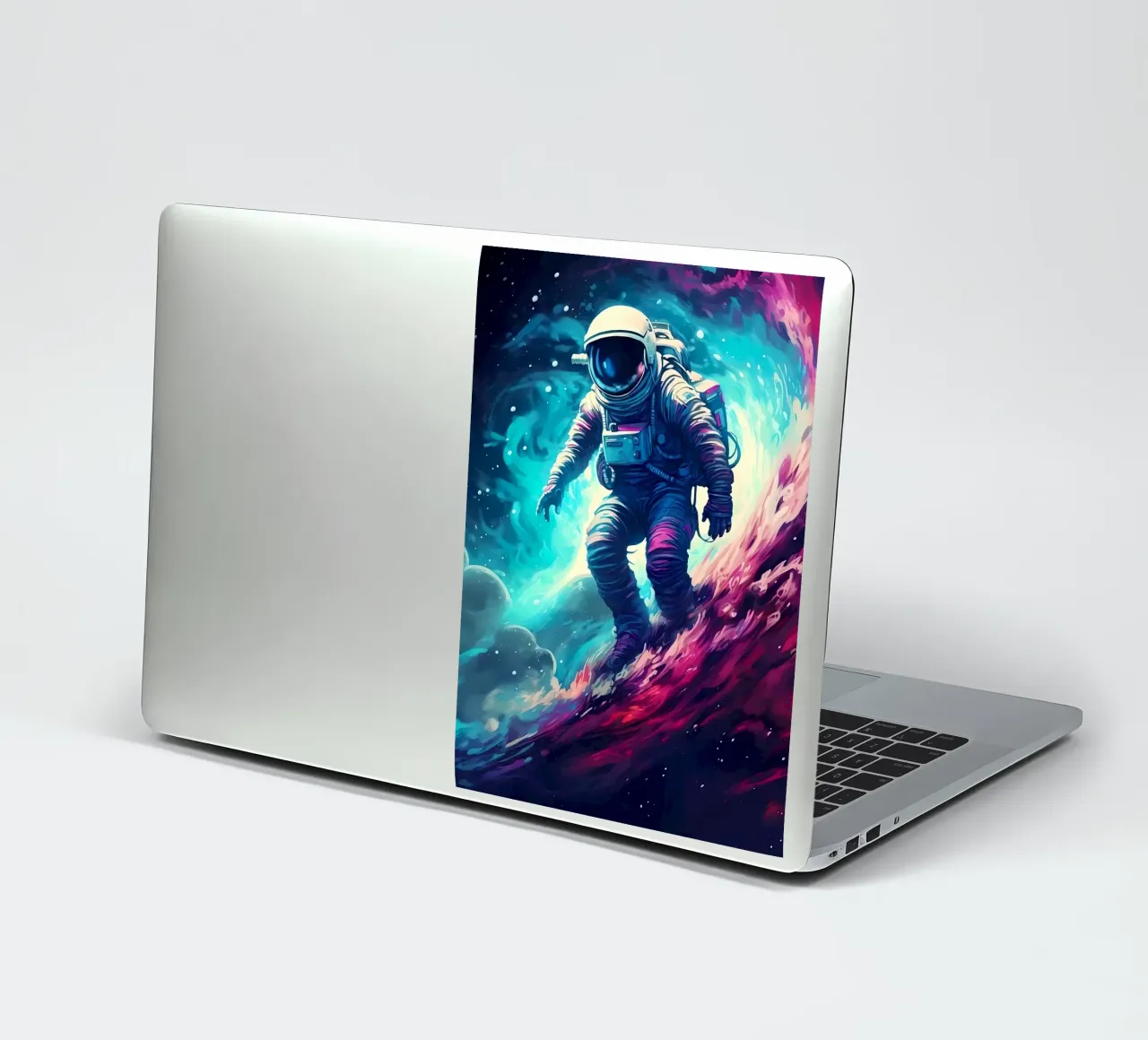 Astronaut in Space Surfer sticker by Mikesell