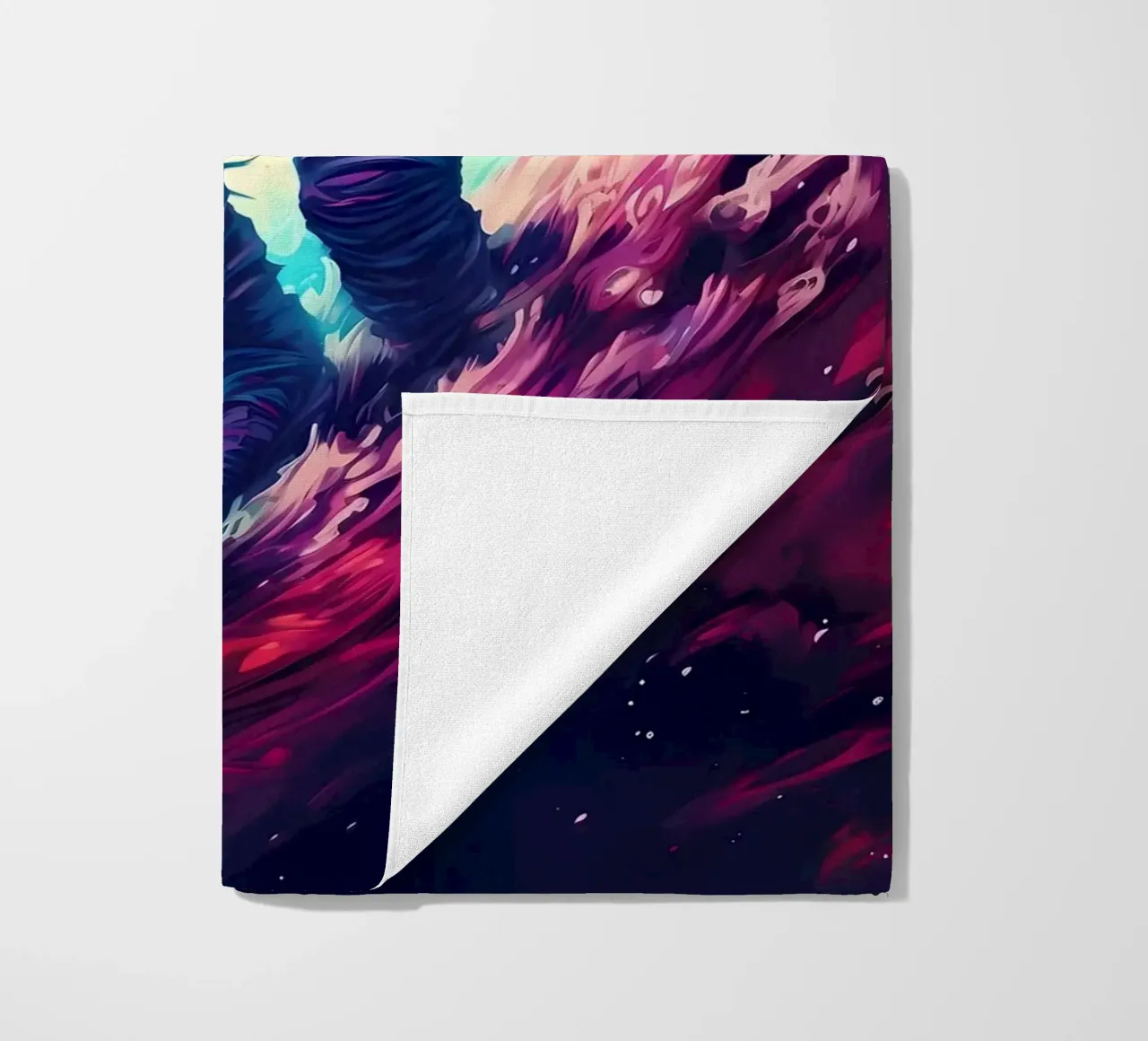 Astronaut in Space Surfer beach towel by Mikesell
