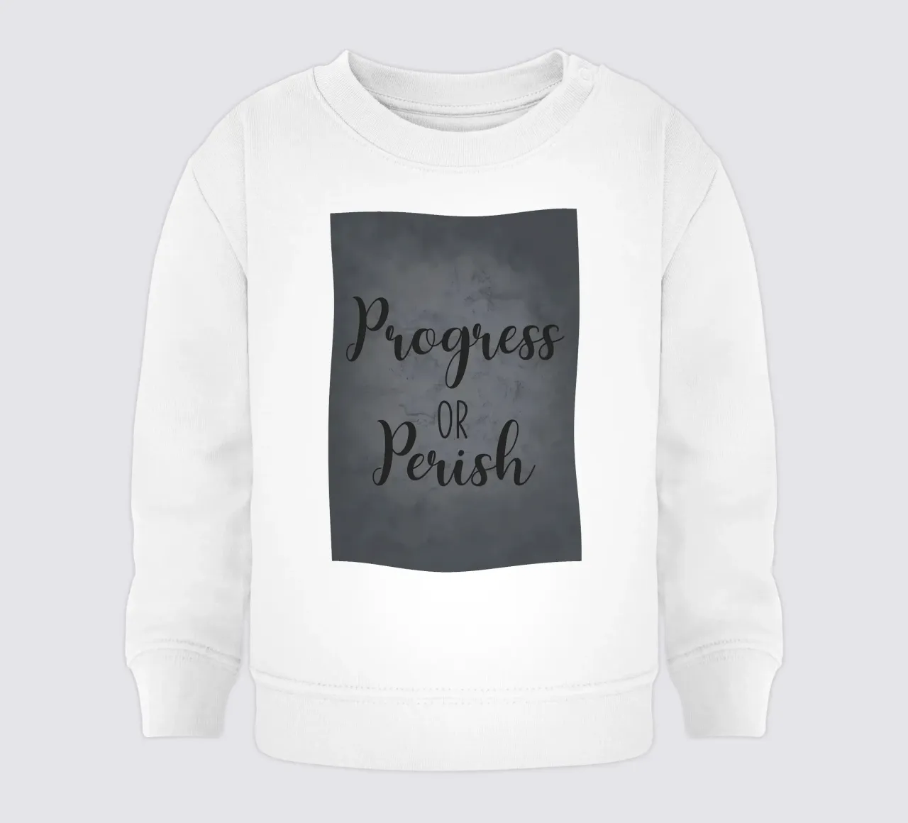 Vooruitgang of vergaan baby sweatshirt van Bassy