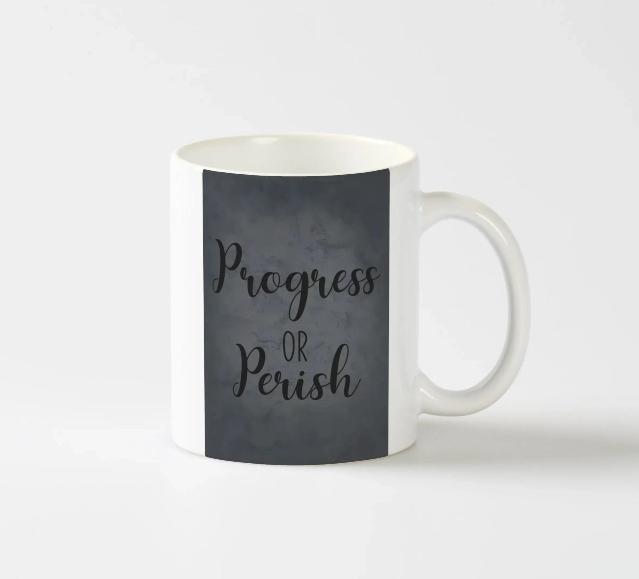 Progredire o morire tazza in ceramica da Bassy