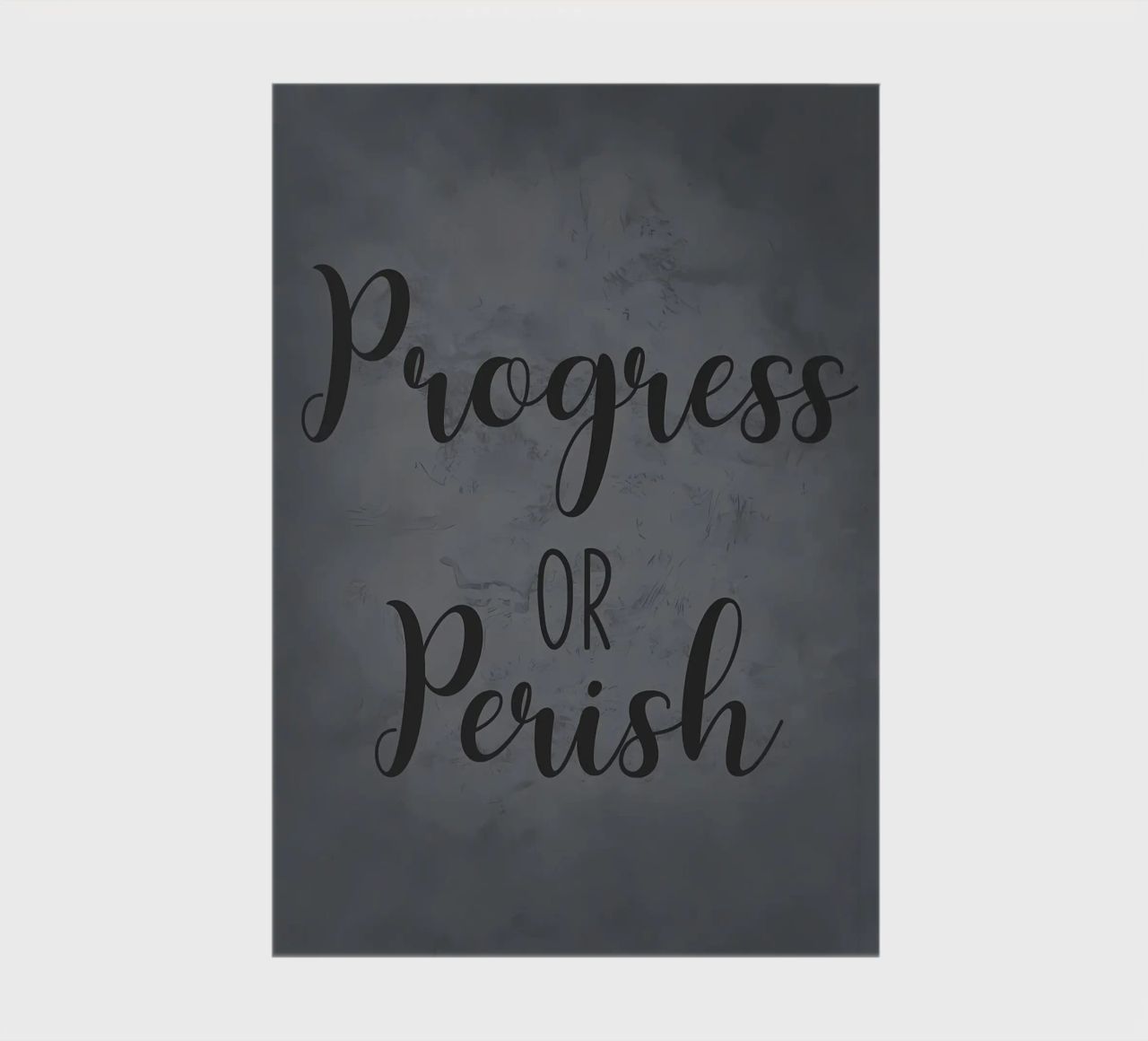 Progress or Perish notebook by Bassy