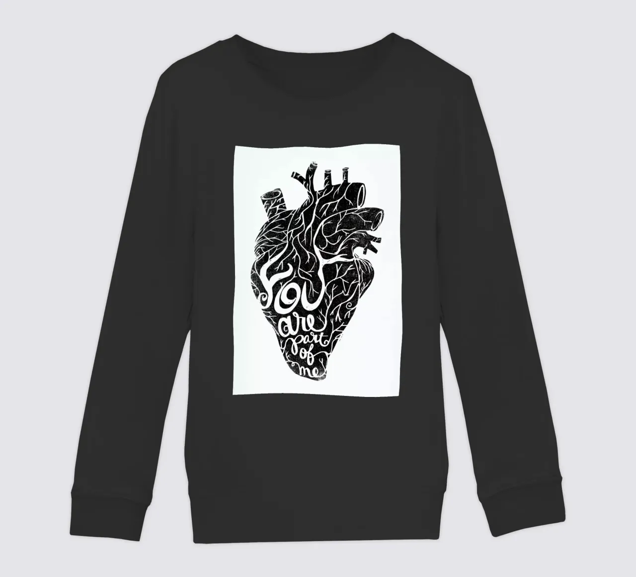 you are part of me felpa bambino da Matthew Taylor Wilson