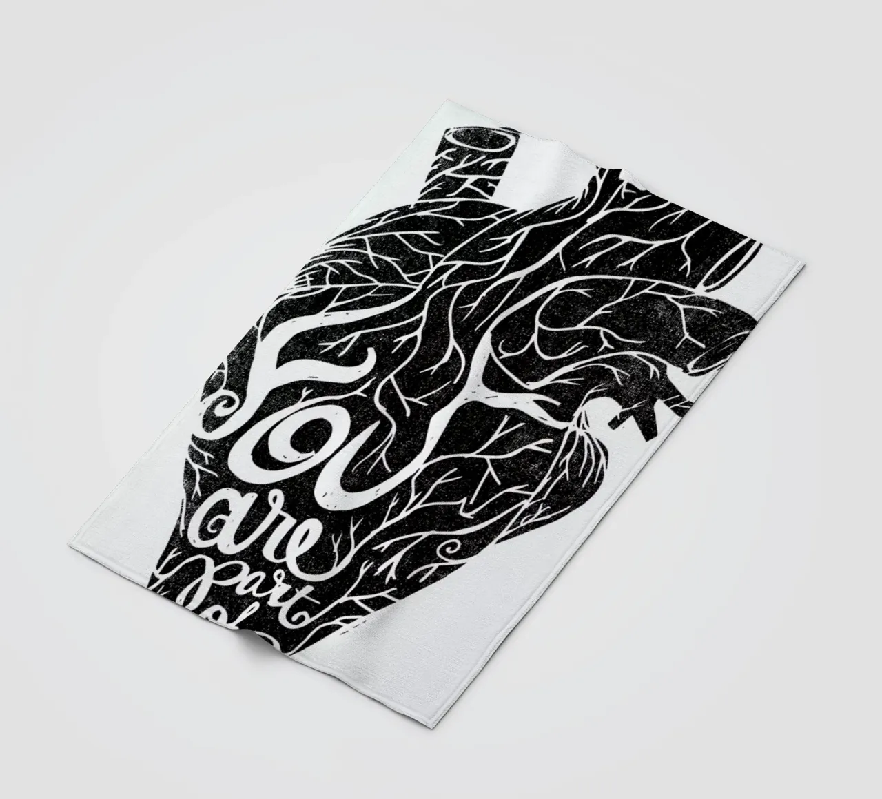 you are part of me coperta in pile da Matthew Taylor Wilson