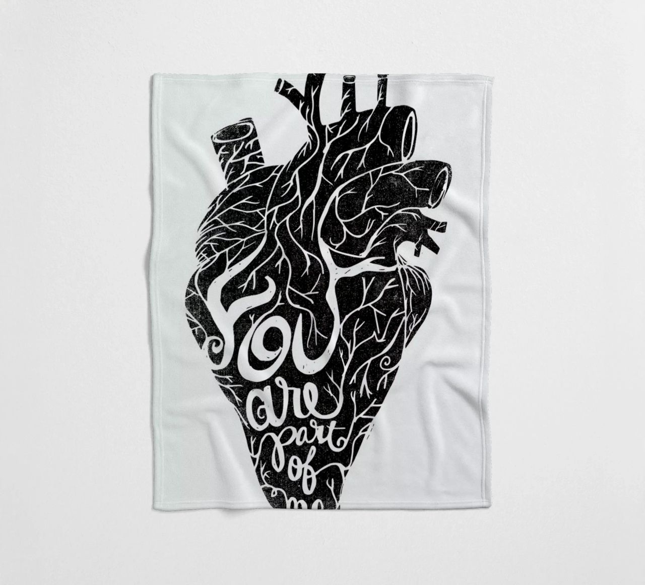 you are part of me coperta in pile da Matthew Taylor Wilson