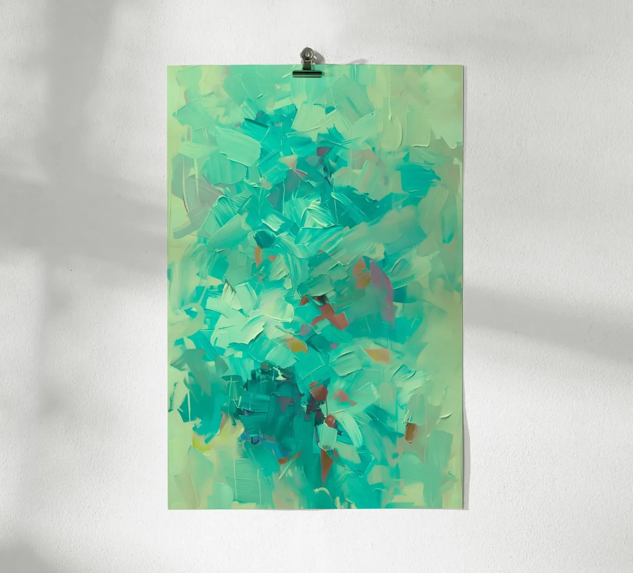 Dipingere diversi colori verdastri carta hahnemühle da Yaso Design & Art