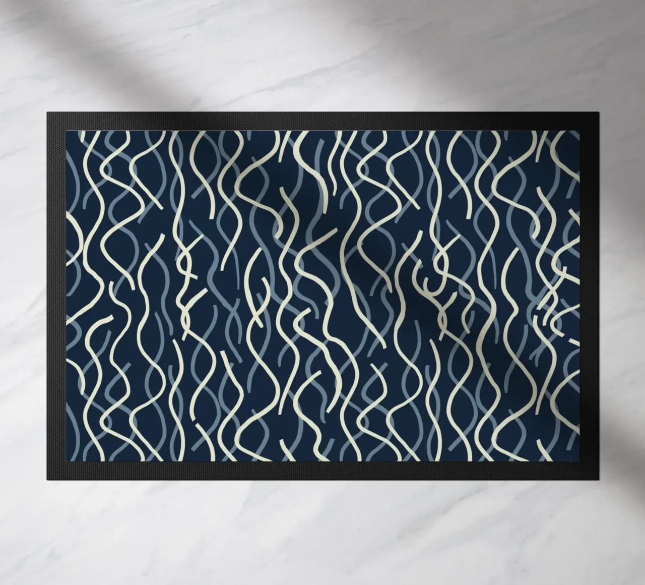 Wiggle seamless pattern doormat by Little Dean