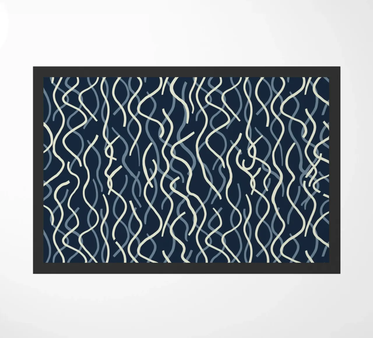 Wiggle seamless pattern doormat by Little Dean