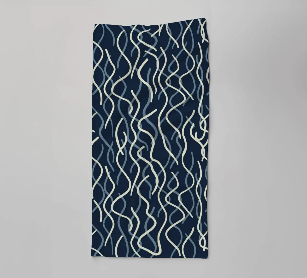 Wiggle seamless pattern towel by Little Dean