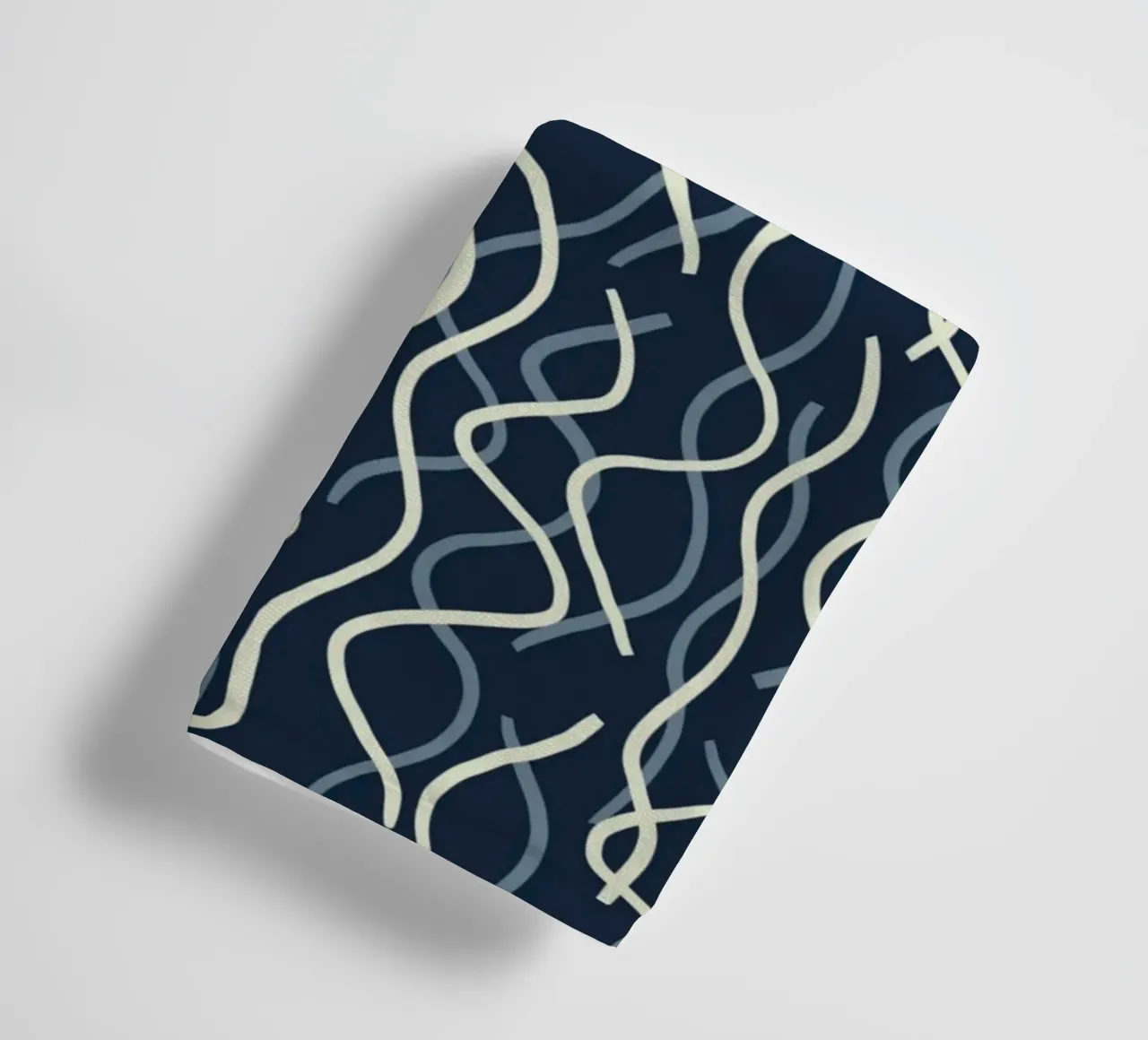 Wiggle seamless pattern towel by Little Dean