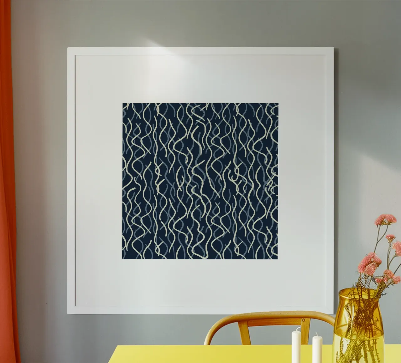 Wiggle seamless pattern hahnemühle by Little Dean