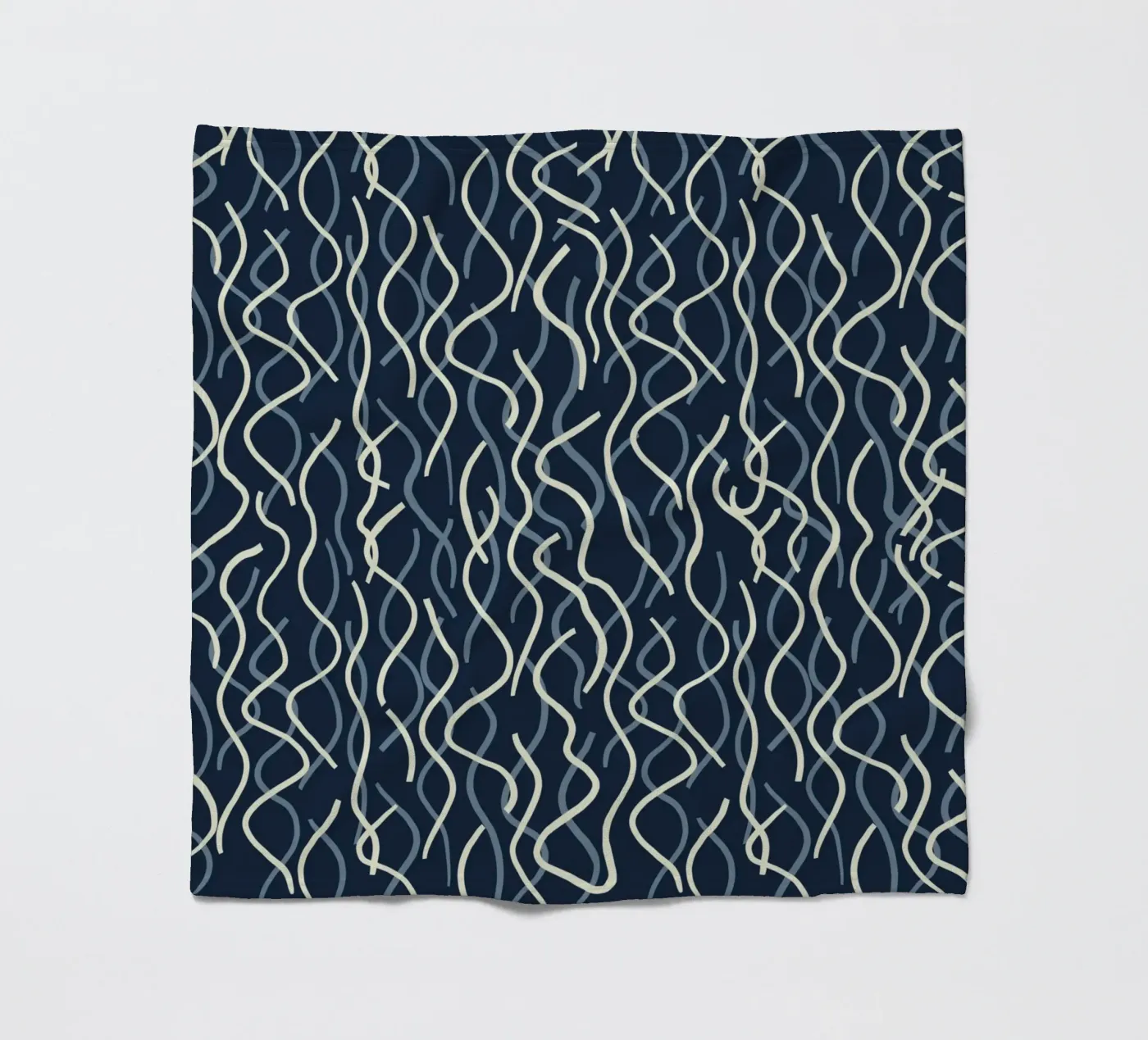 Wiggle seamless pattern fleece blanket by Little Dean