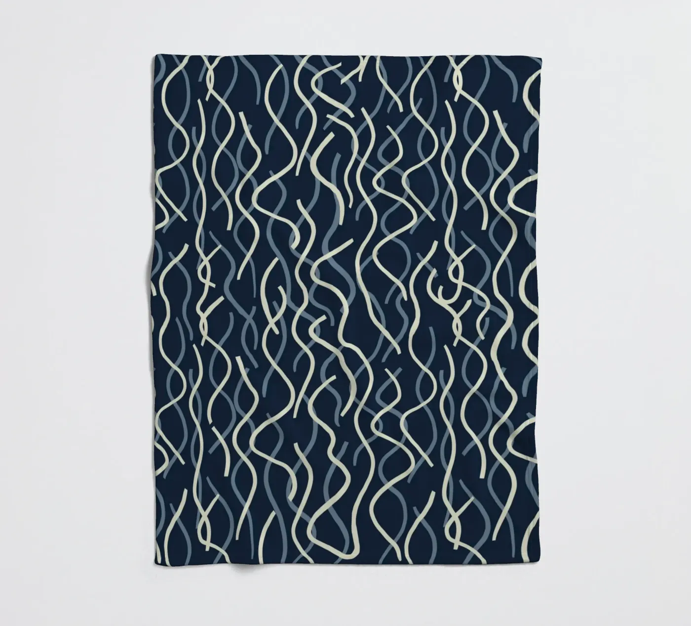 Wiggle seamless pattern fleece blanket by Little Dean