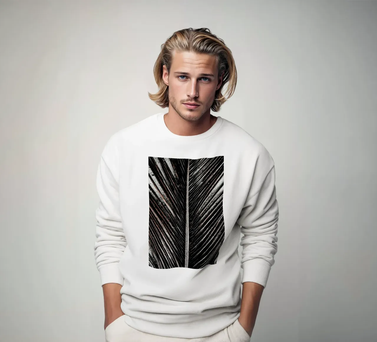 Beach Palm Patterns 12 felpa da Chris Abatzis