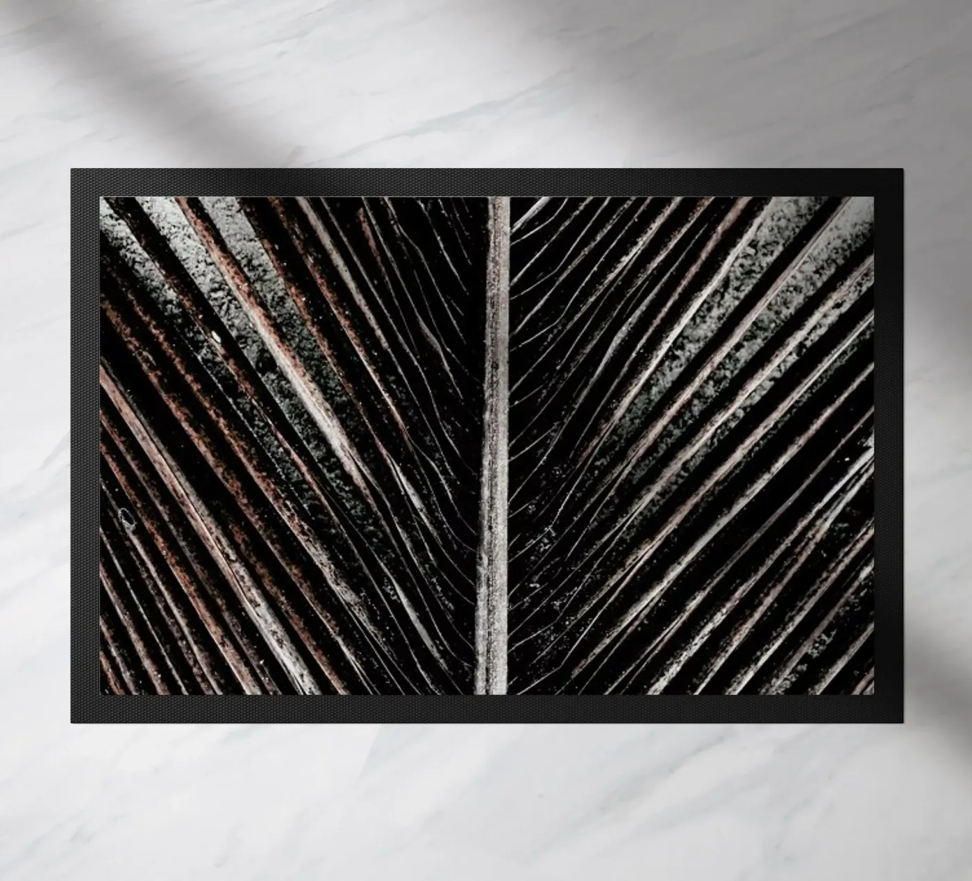 Beach Palm Patterns 12 deurmat van Chris Abatzis