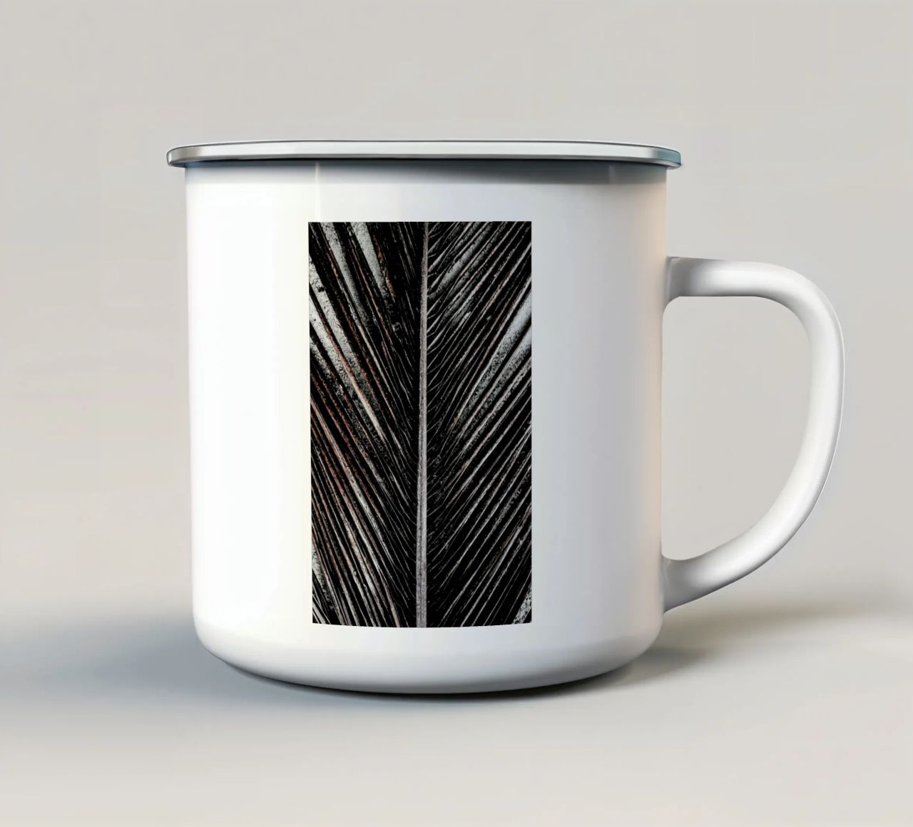 Beach Palm Patterns 12 tazza in smalto da Chris Abatzis