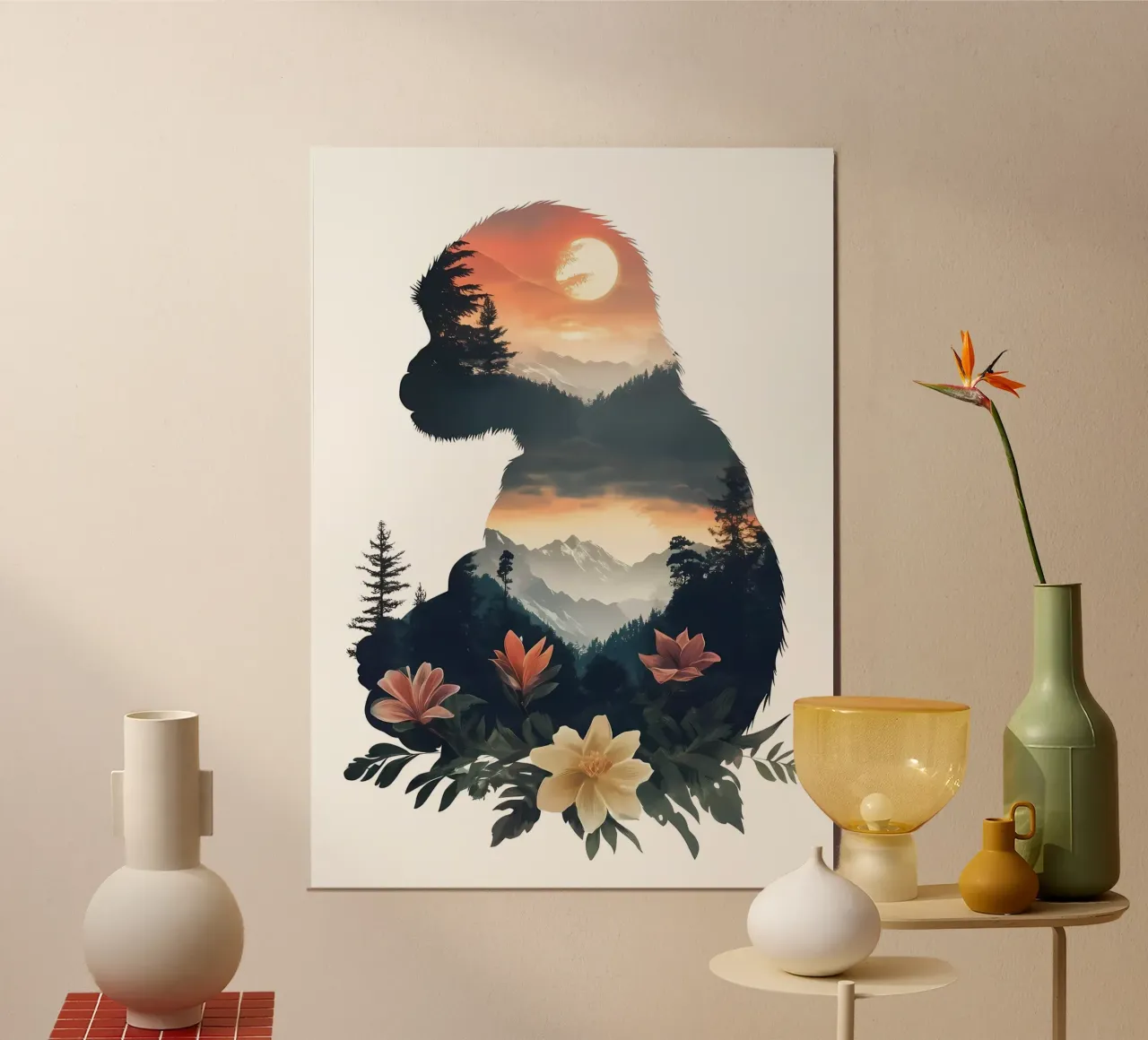 Monkey Mountain Sunset hahnemühle by Ginnery