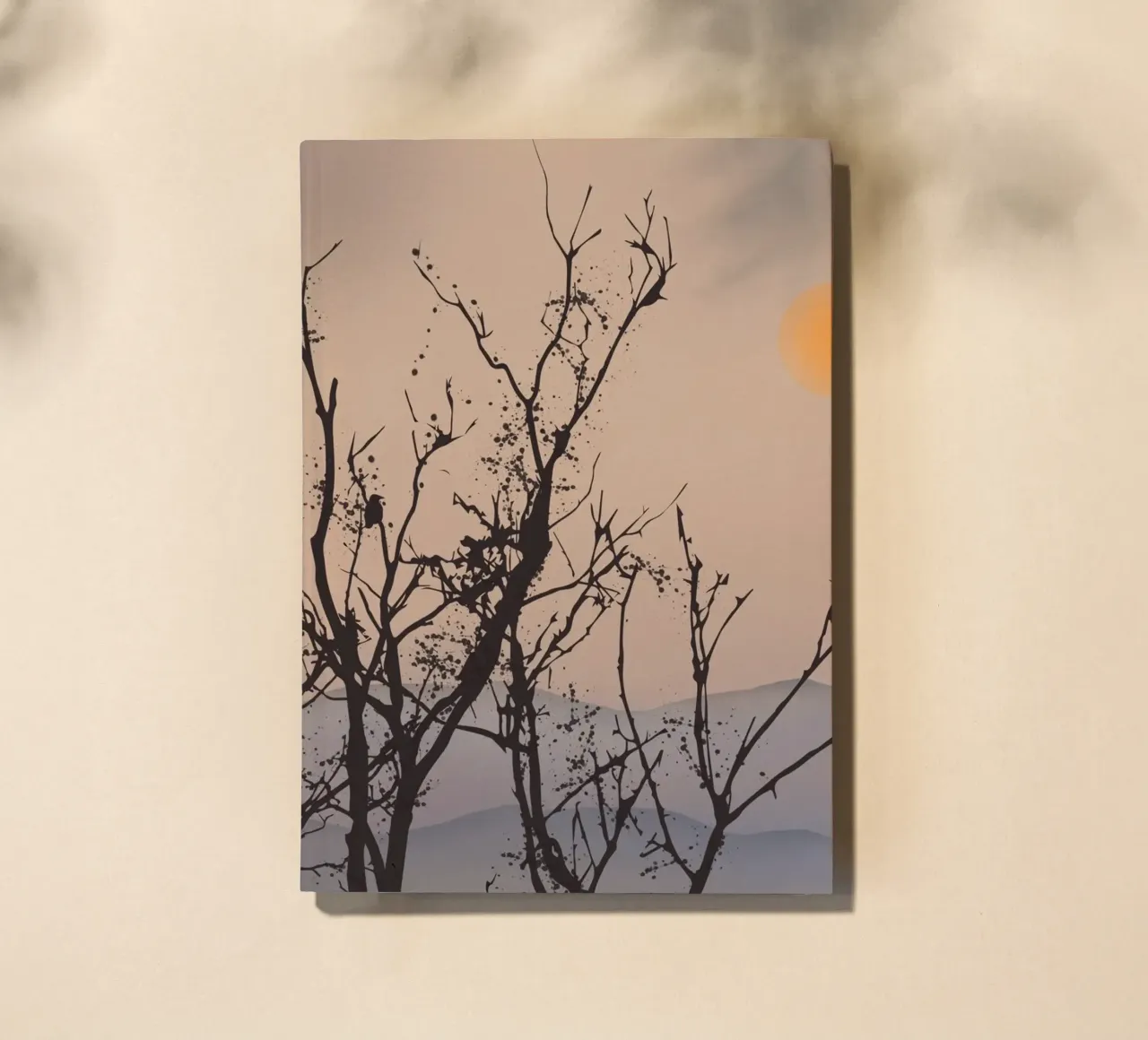 Dawn silhouette 02 notebook by Little Dean