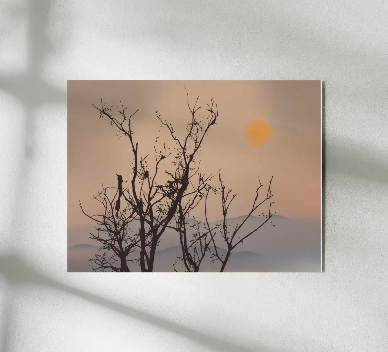 Dawn silhouette 02 acrylic glass by Little Dean