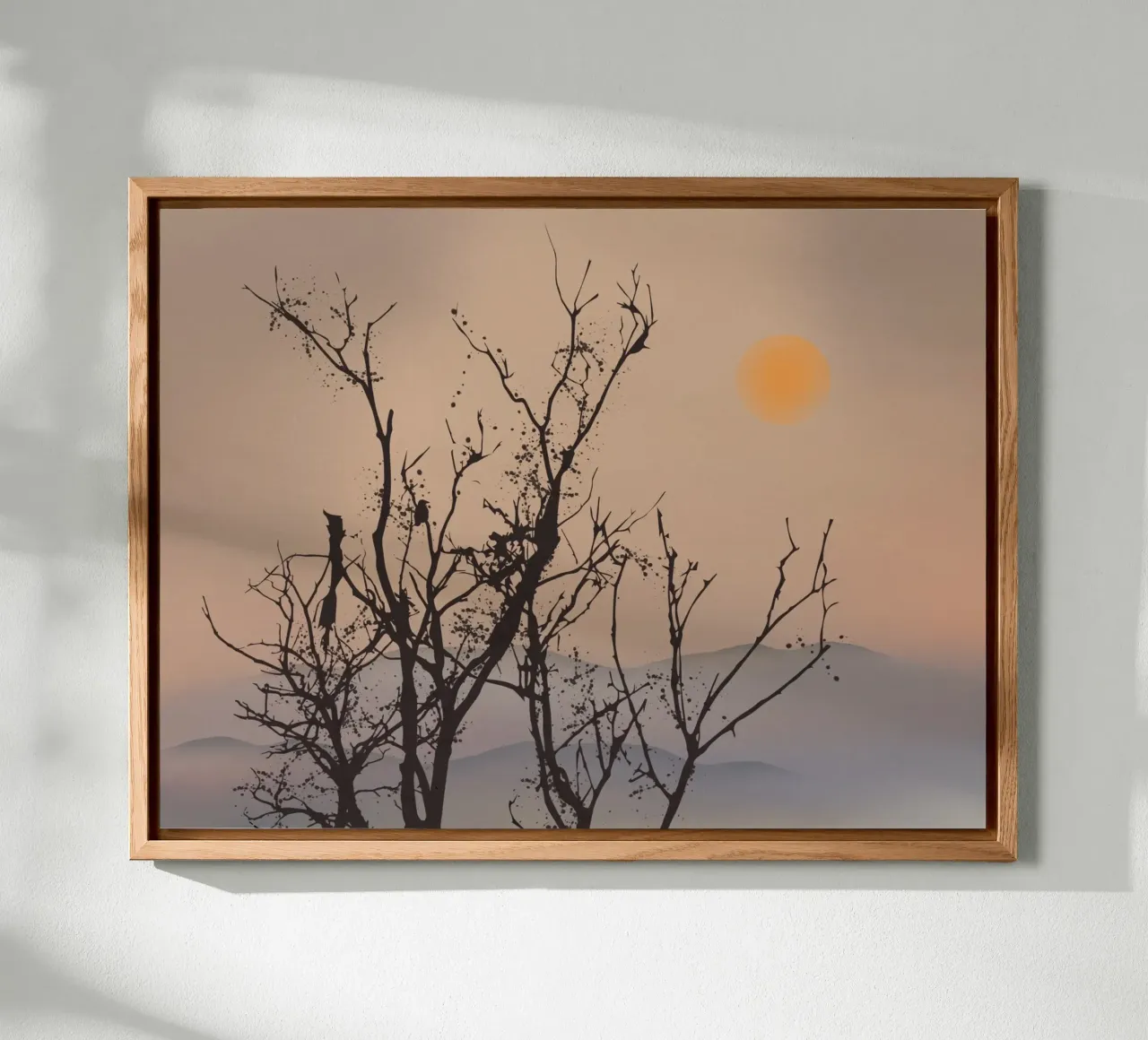 Dawn silhouette 02 panneau forex de Little Dean