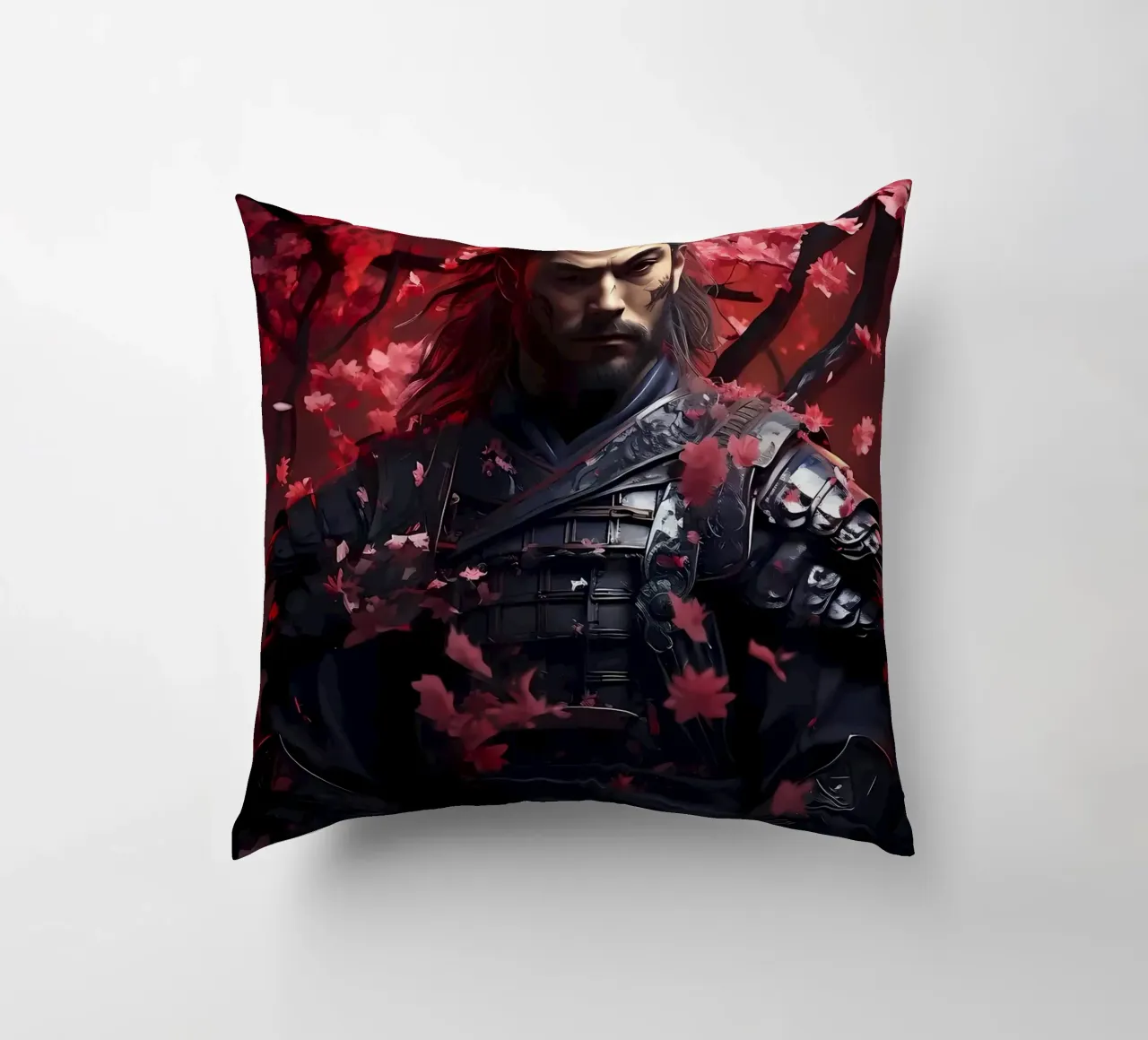 Samurai giapponese Sakura cuscino da Mikesell