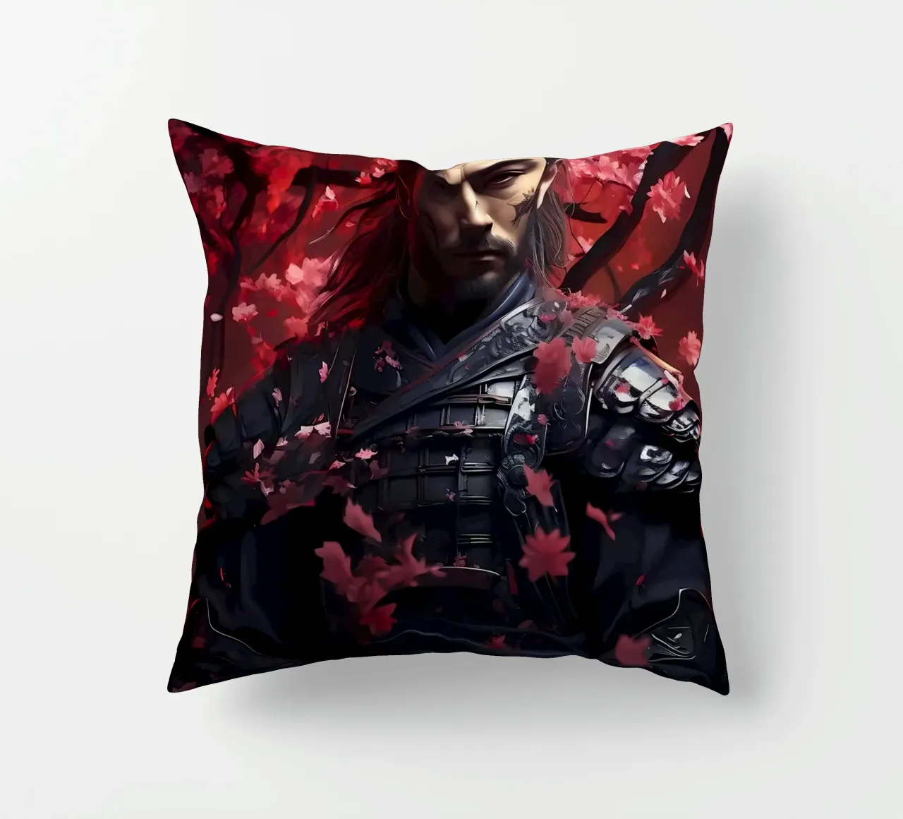 Samurai giapponese Sakura cuscino da Mikesell