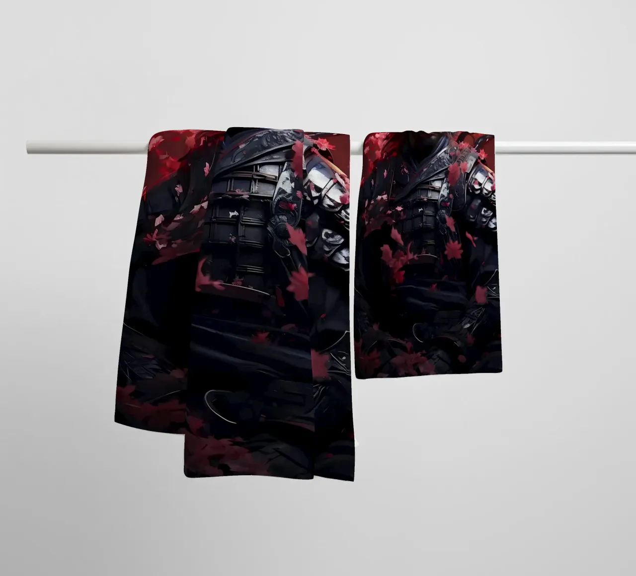 Samurai giapponese Sakura asciugamano da bagno da Mikesell