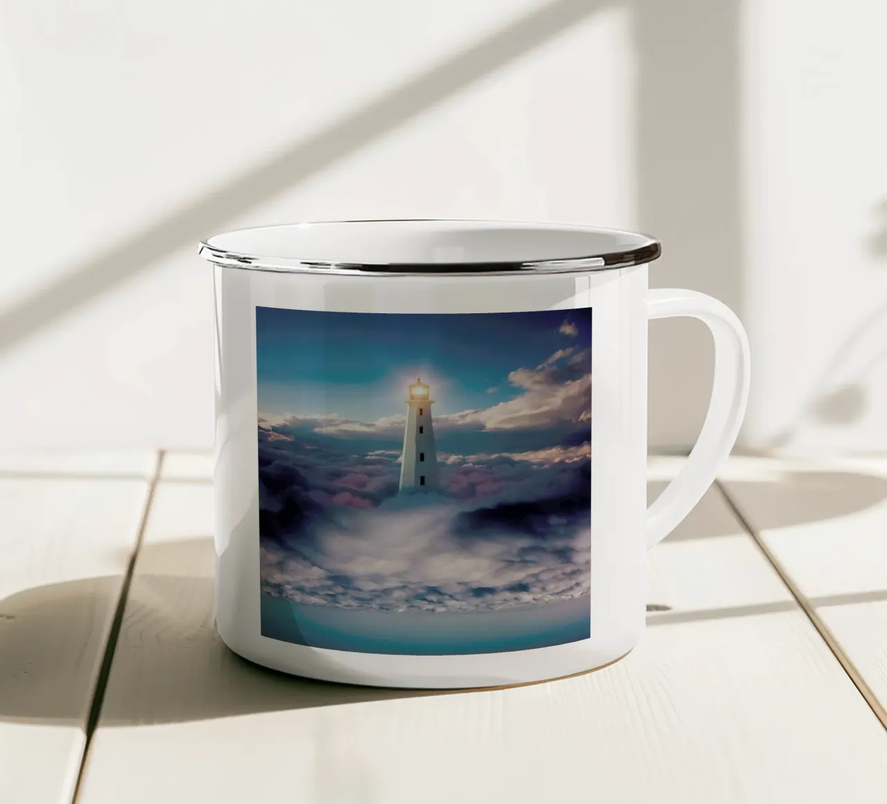 Light Skyer tazza in smalto da Eugene Soloviev