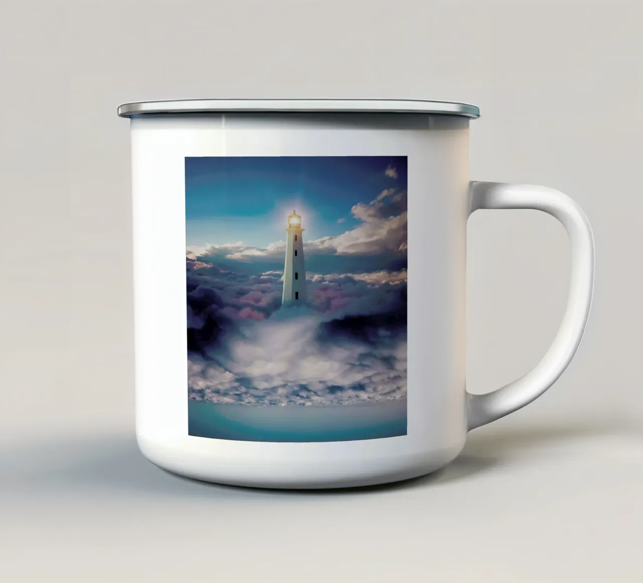 Light Skyer tazza in smalto da Eugene Soloviev