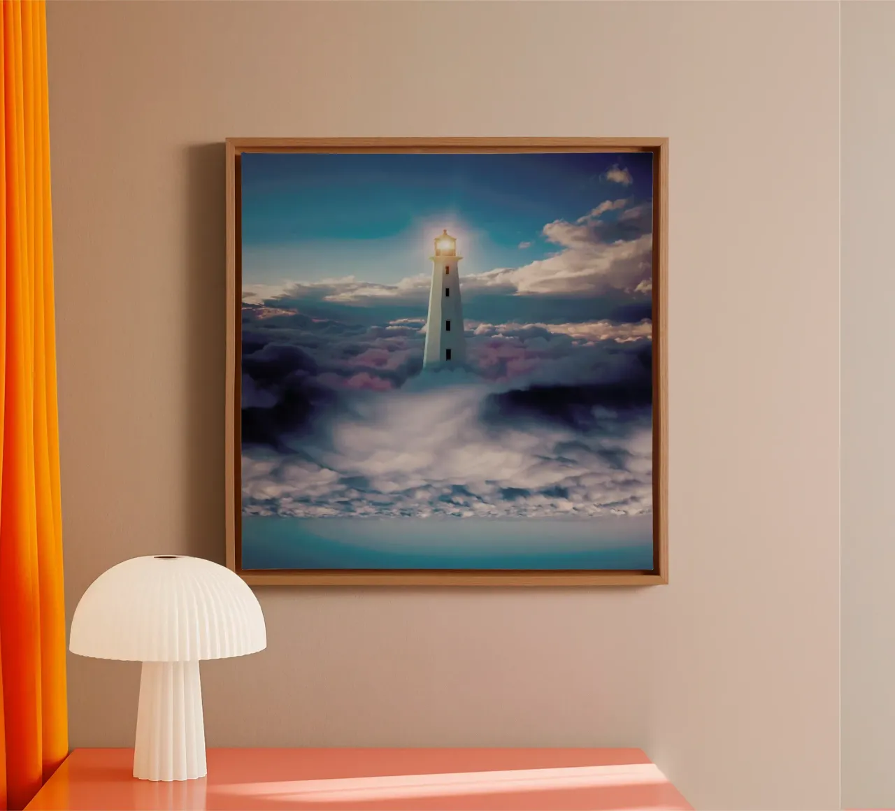 Light Skyer tela con Cornice a cassetta da Eugene Soloviev