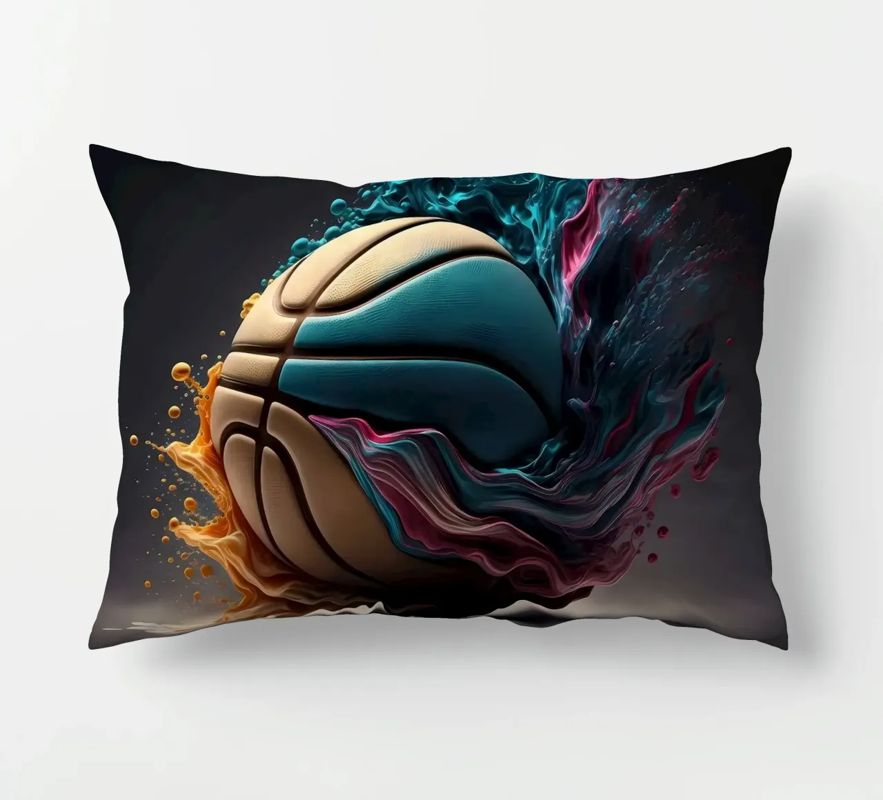 basket in stile 3d cuscino da Delaplane