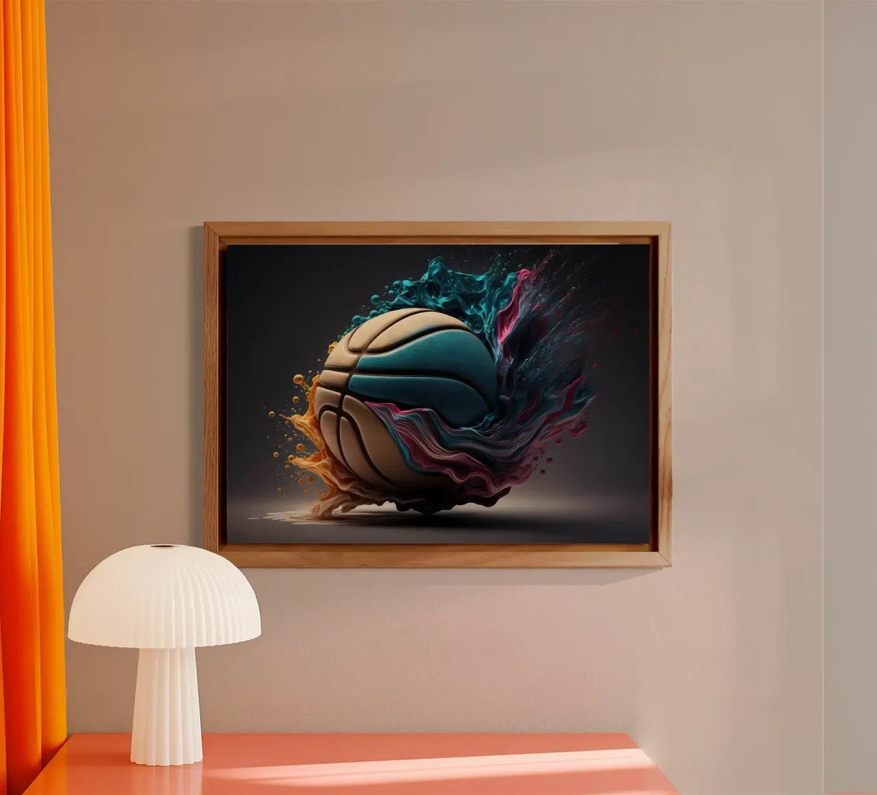 basket in stile 3d alluminio dibond da Delaplane