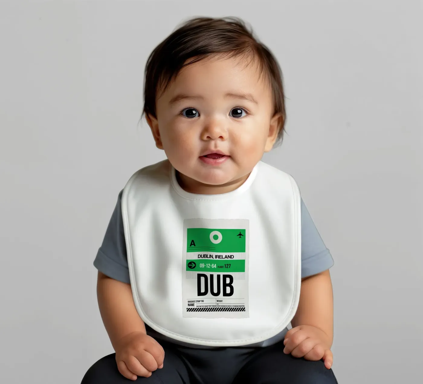 Dublin baby bib by Naxart