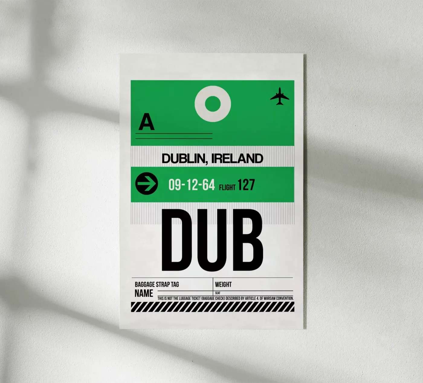 Dublin Acryl-Glas von Naxart