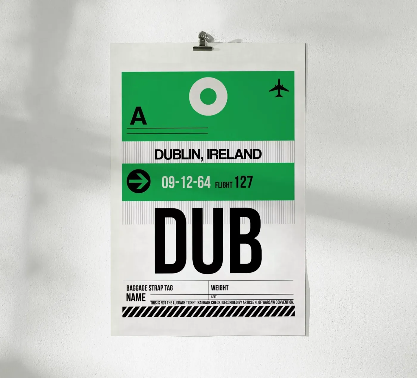 Dublin poster van Naxart