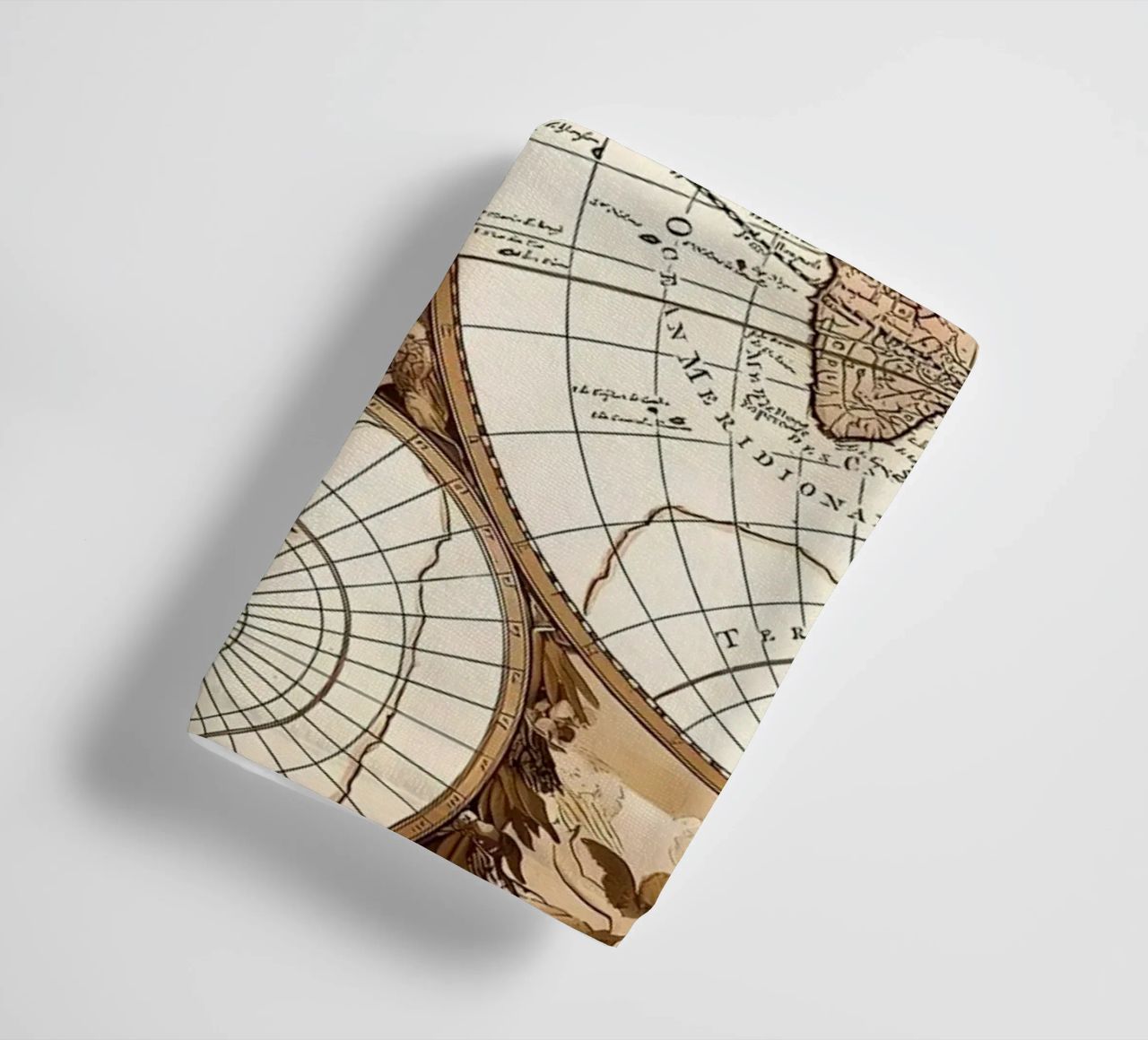 Vintage Map of the World towel by Delaplane