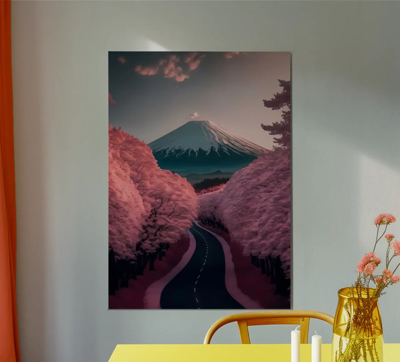 Fleur de cerisier Japon Art hahnemühle de Mikesell