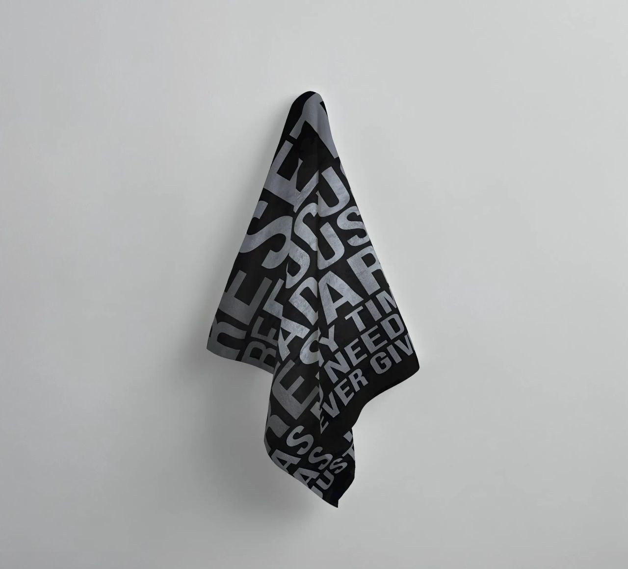 Reset, Refocus, Readjust, Restart towel by Bassy