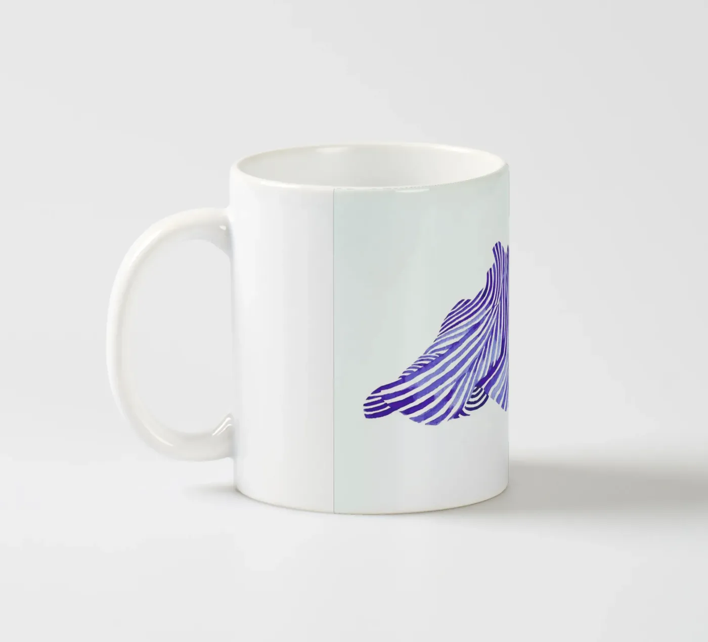 Waves ceramic mug by Laura O'Connor