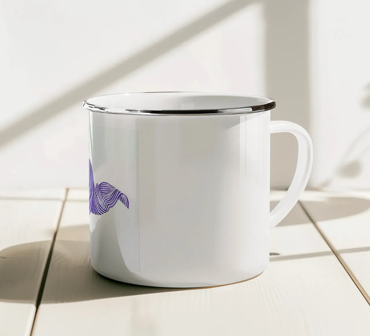 Waves tazza in smalto da Laura O'Connor