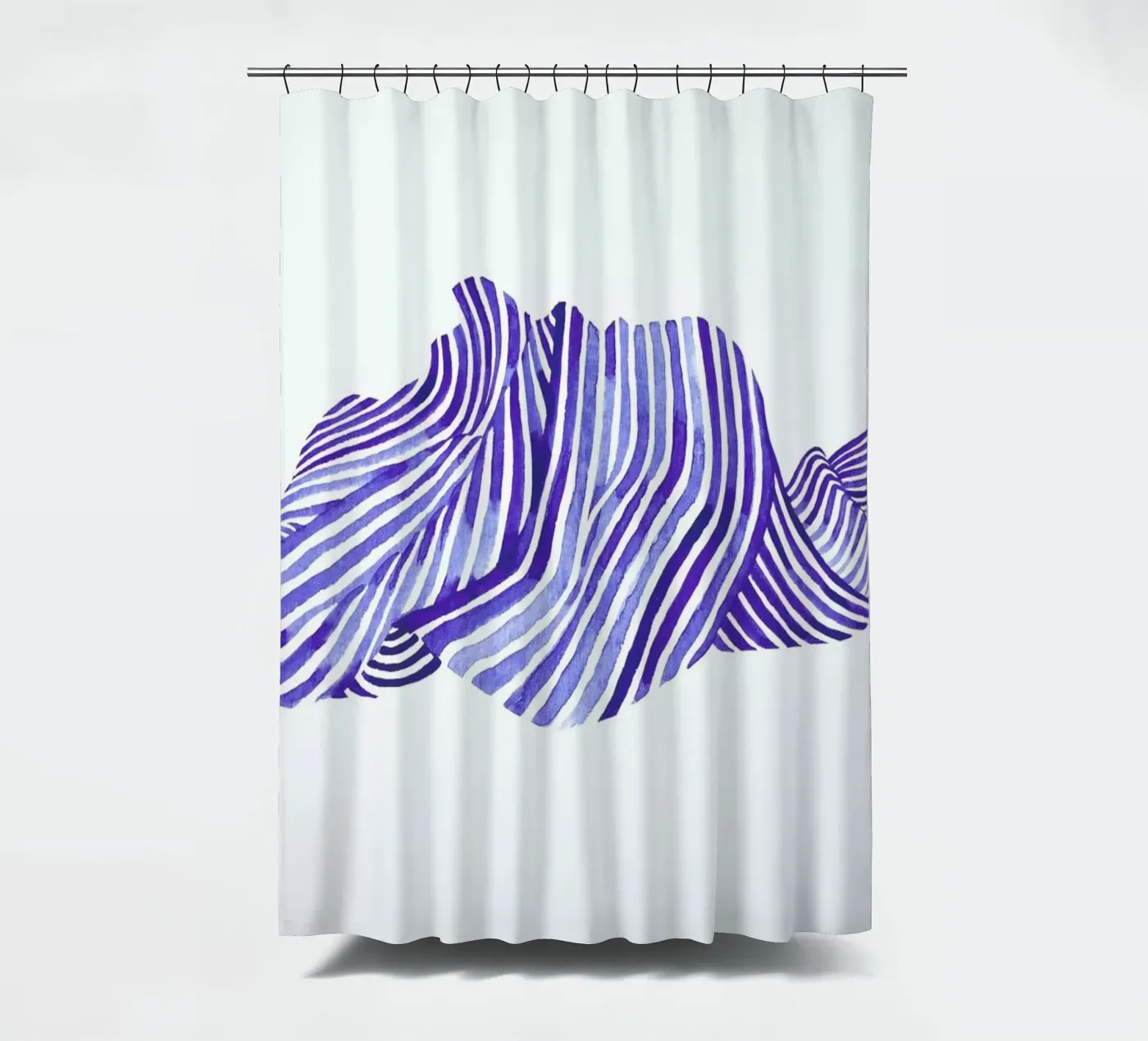 Waves Duschvorhang von Laura O'Connor