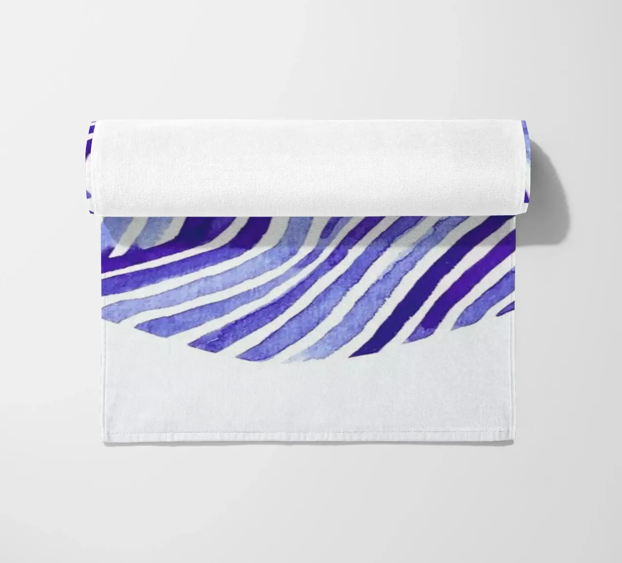 Waves beach towel by Laura O'Connor