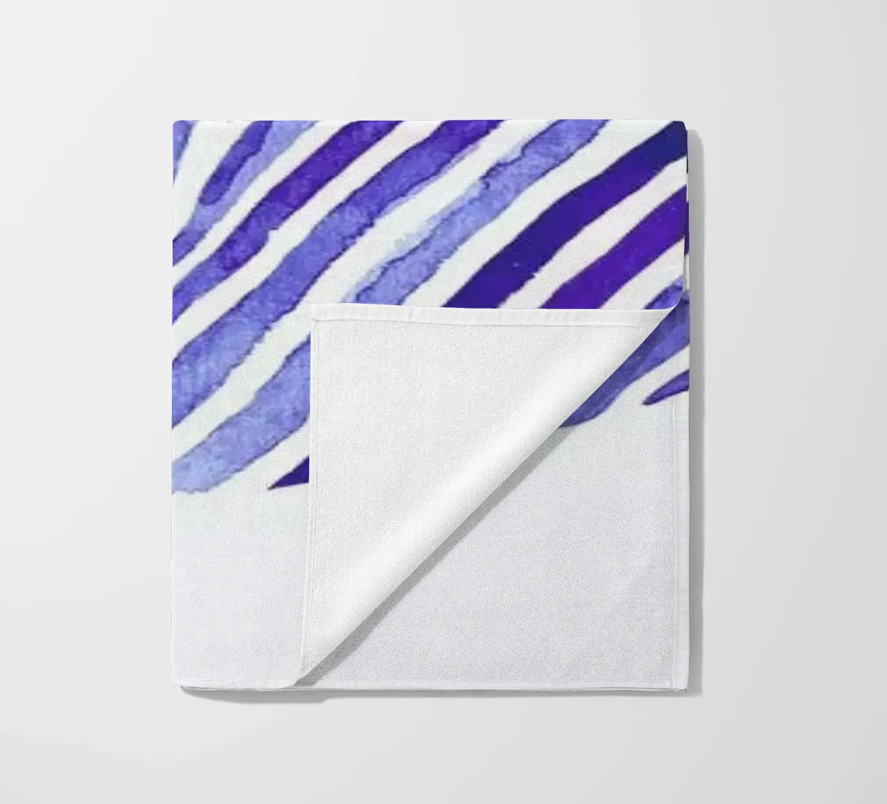 Waves beach towel by Laura O'Connor