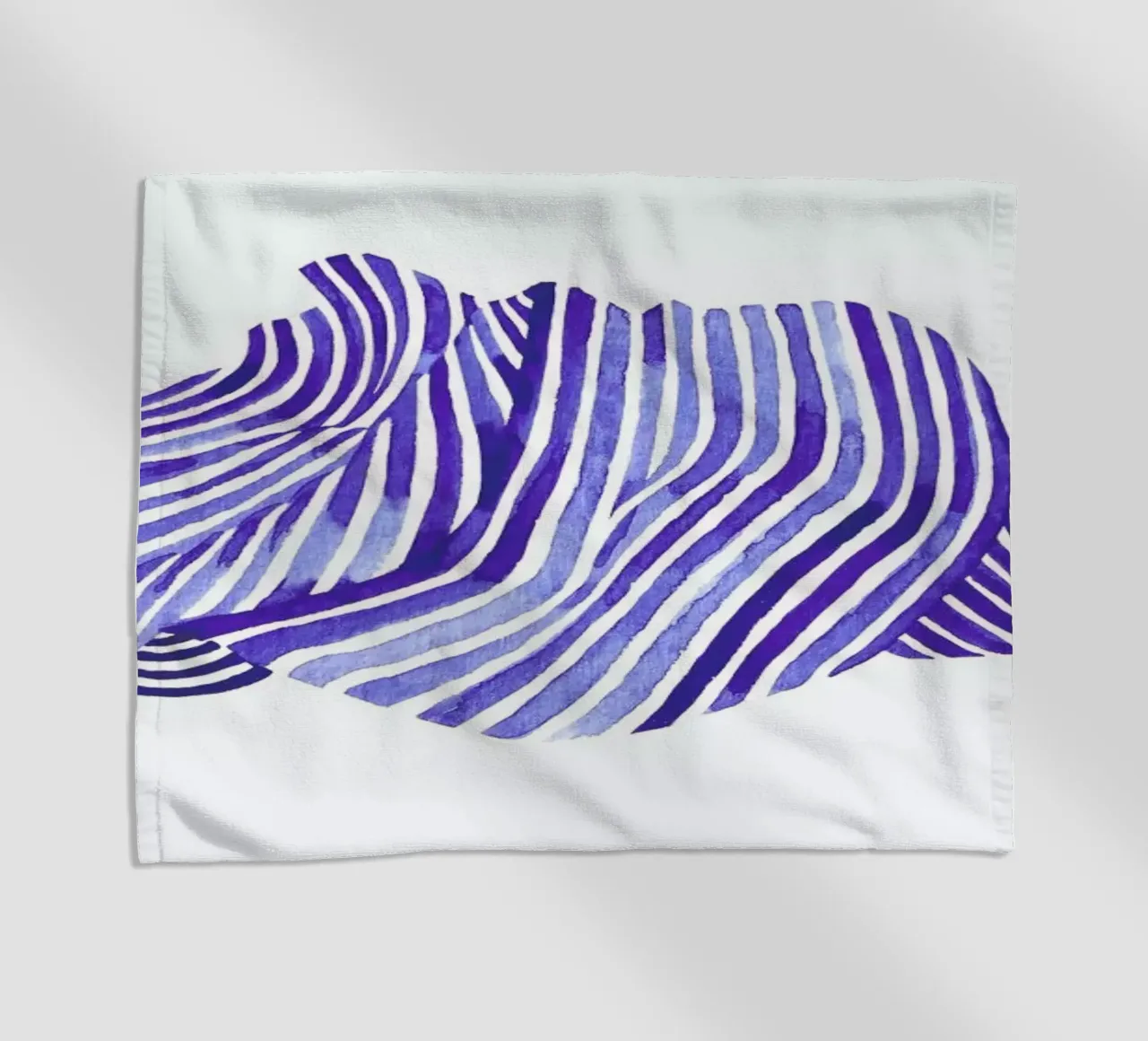 Waves beach towel by Laura O'Connor