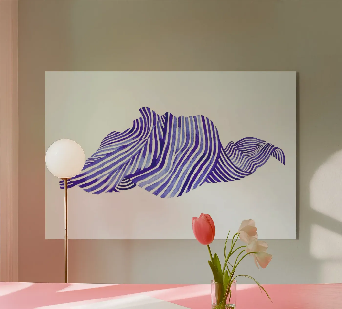 Waves Acryl-Glas von Laura O'Connor