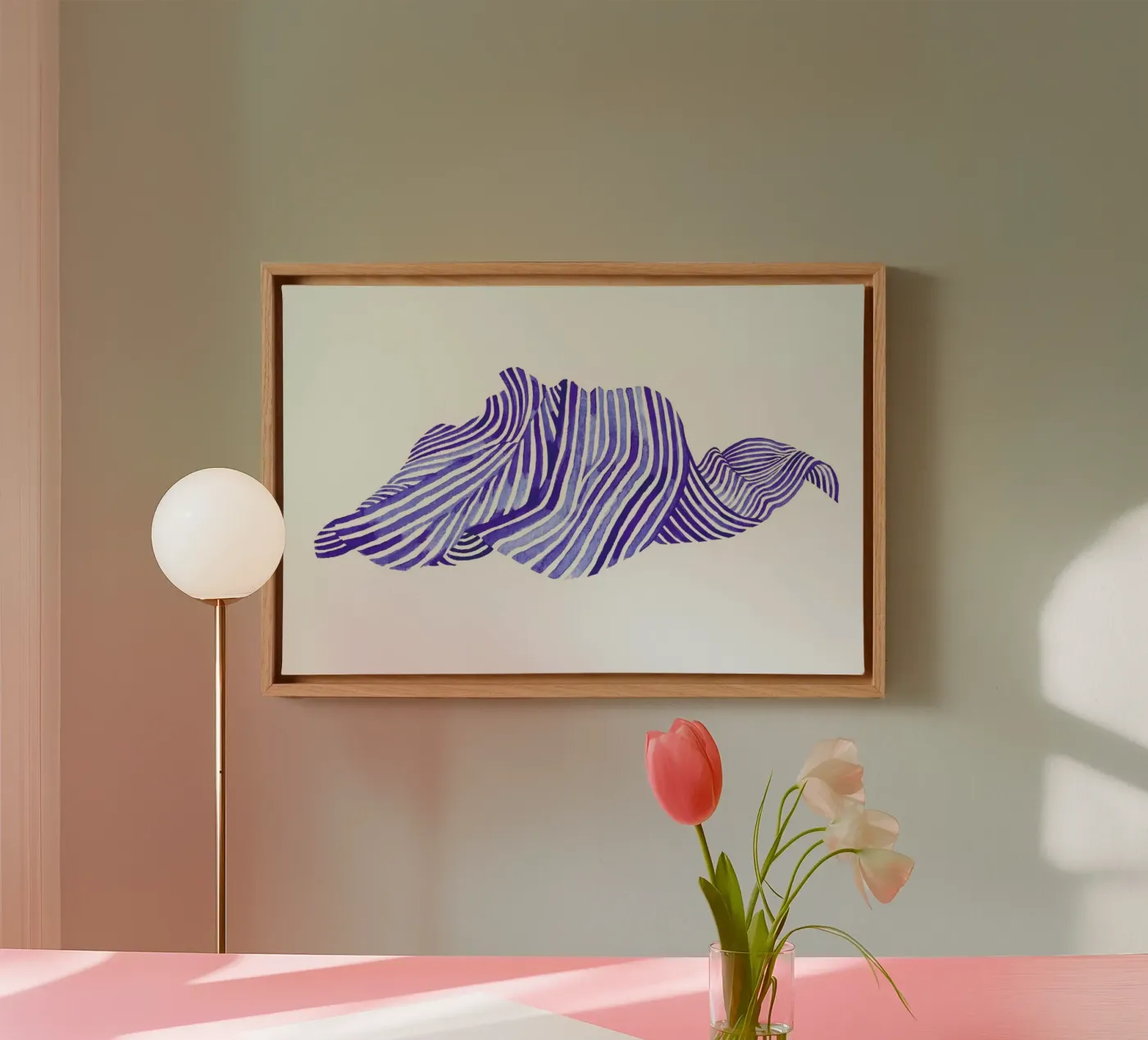 Waves canvas van Laura O'Connor