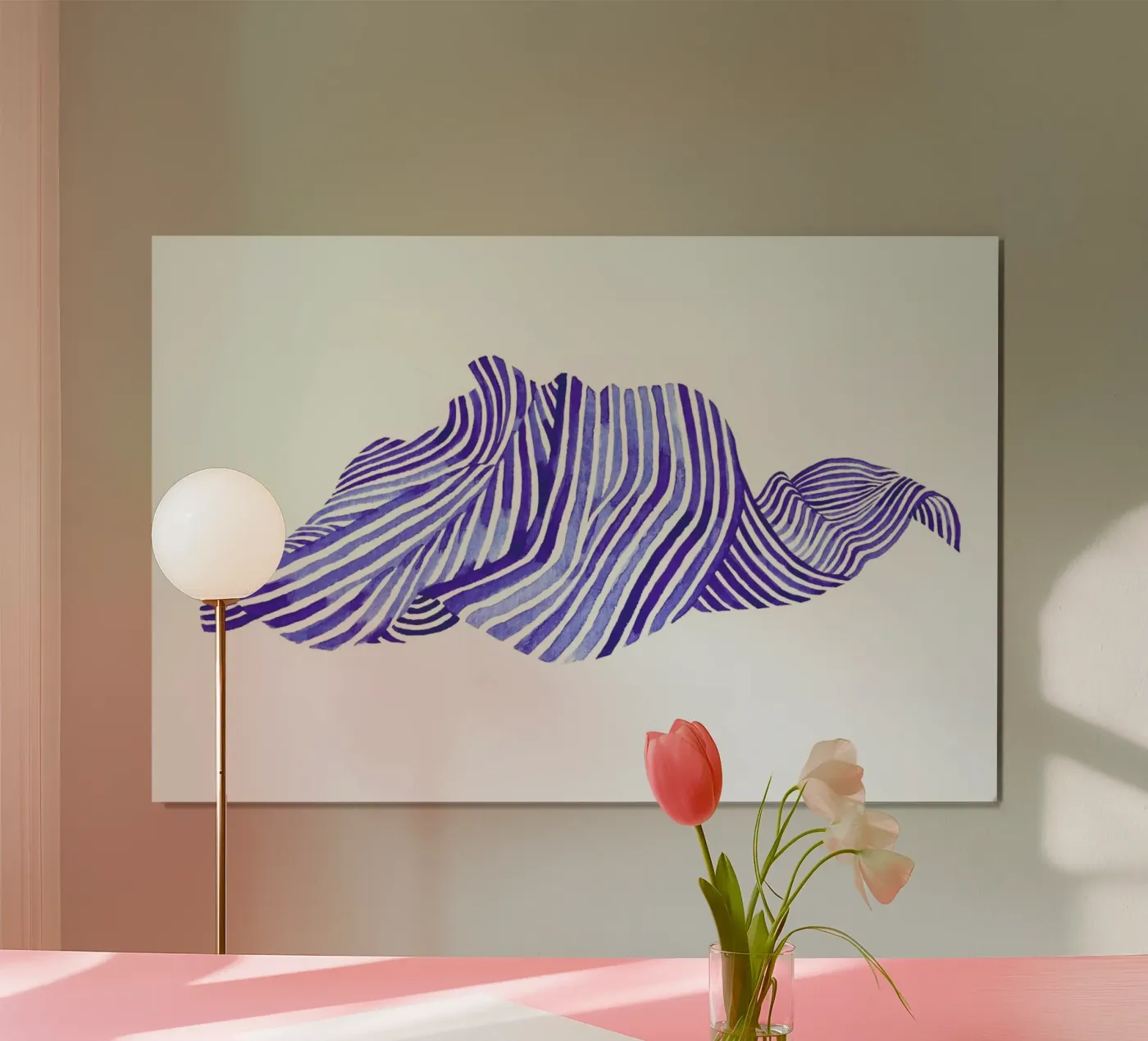 Waves poster van Laura O'Connor