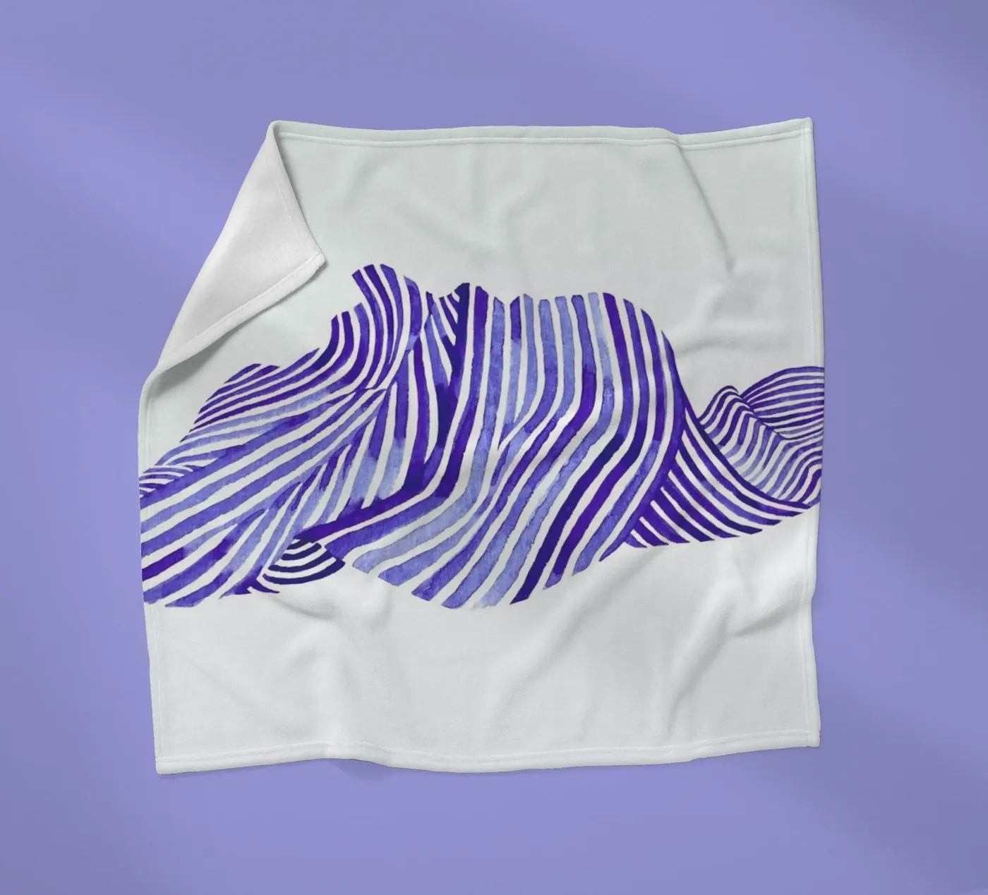 Waves coperta in pile da Laura O'Connor