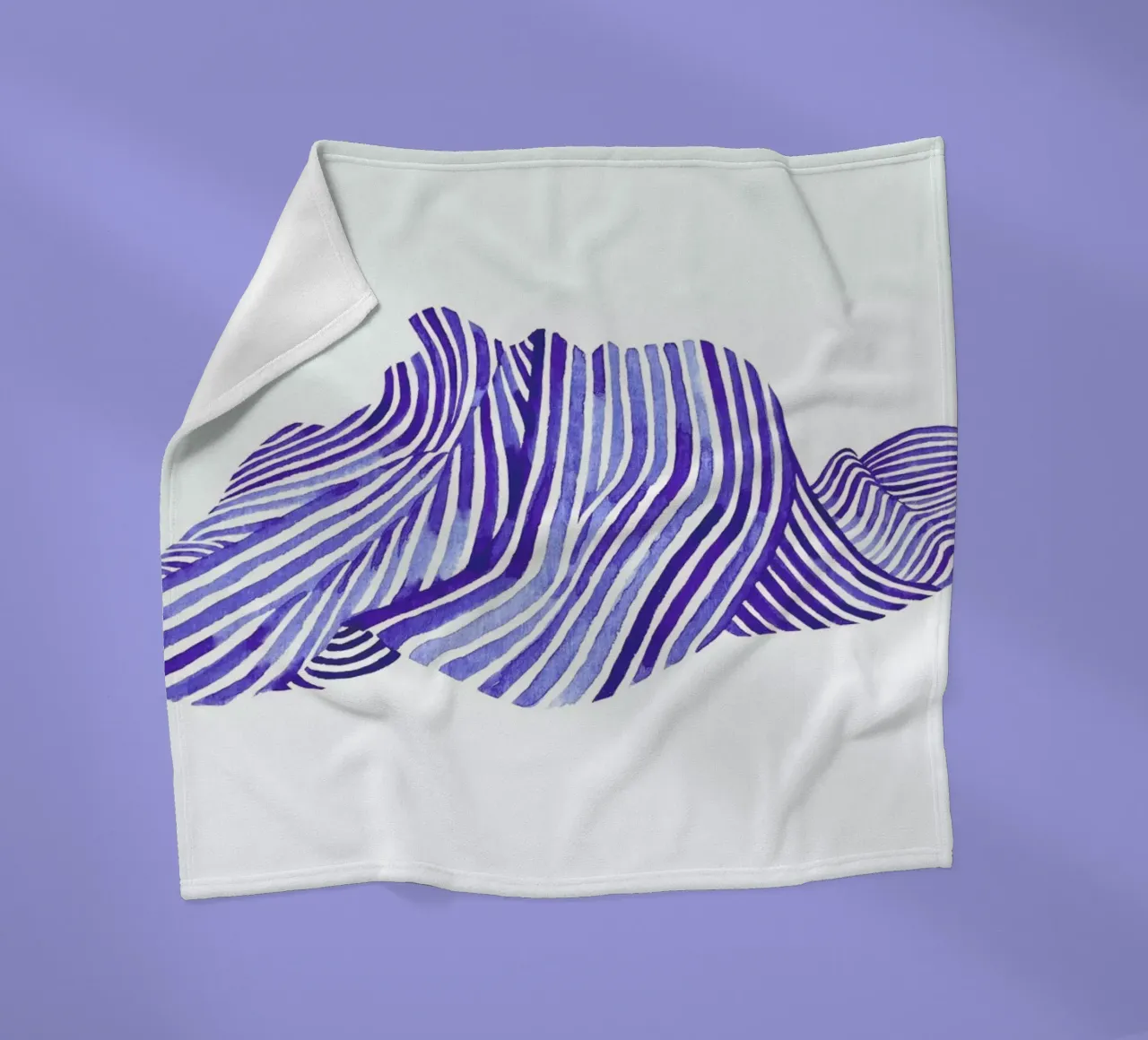 Waves Fleecedecke von Laura O'Connor