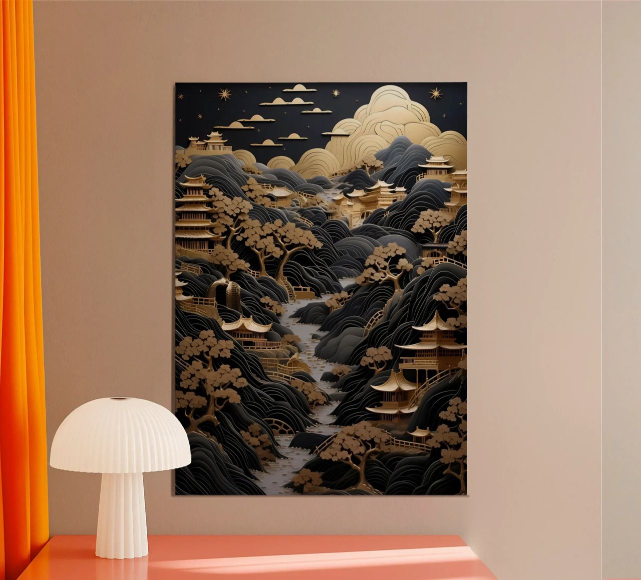 Abstract Bonsai Tree poster by Ruth